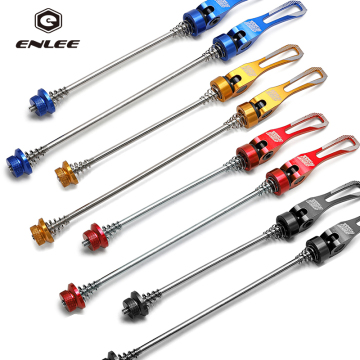 ENLEE Steel Alloy Bicycle Quick Release Lever - 4 Colors Bike Spare Parts