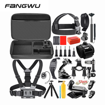 Professional GoPro Accessory Kit: Custom Logo Mounts for GoPro Hero 7, 6, 5, 4, 3+, 3, 2, 1, and Session Cameras