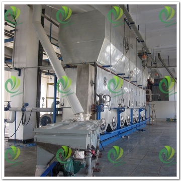 Высокопроизводительная горизонтальная сушилка с псевдоожиженным слоем