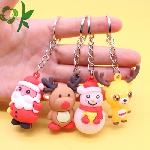 Hiasan Krismas Creative Cartoon Cincin Key