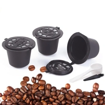 Acquista Tazza per capsule di caffè con spazzola per cucchiaio per caffè  con filtro per caffè Nespresso riutilizzabile