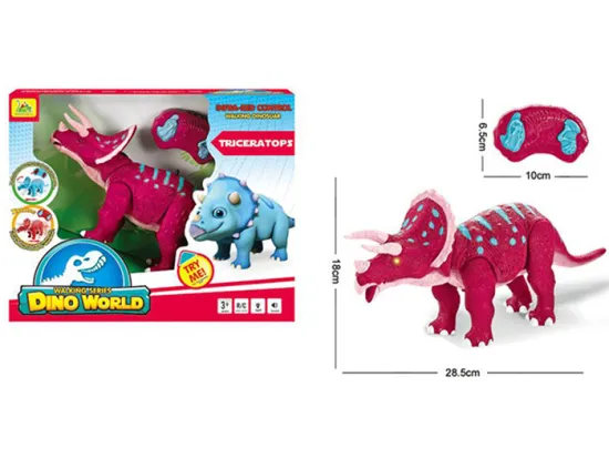 DINOSAUR ISLAND TOYS INFRARED R/C DINOSAUR , WITH SOUND AND LIGHT