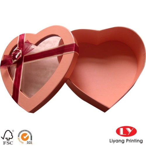 Heart Shaped Sweet Paper Gift Chocolate Box