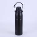 Portable travel kettle with handle and crooked mouth