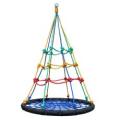 100cm round outdoor waterproof child climbing rope swing