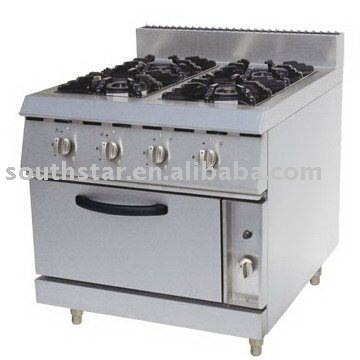 Standing gas stove,4burners with oven