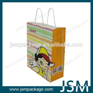 Kraft Paper hand bag for T-shirt with handle