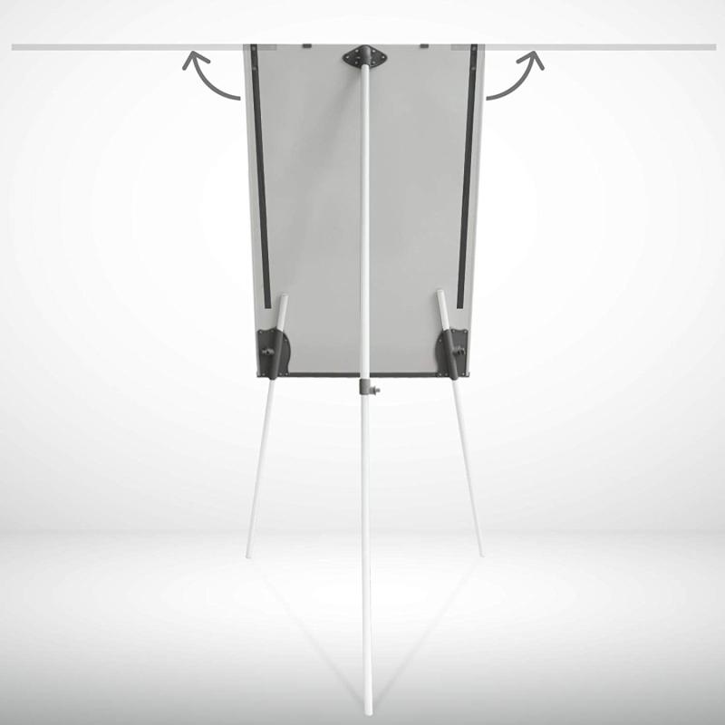 Melamine Flipchart Tripod Whiteboard Easel for school office