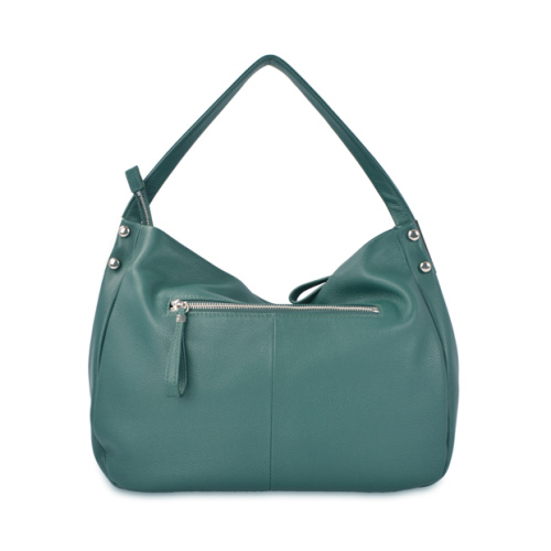 Sling Crossbody Tote Green Large Leather Bag