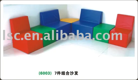 kids soft play furniture combine sofa