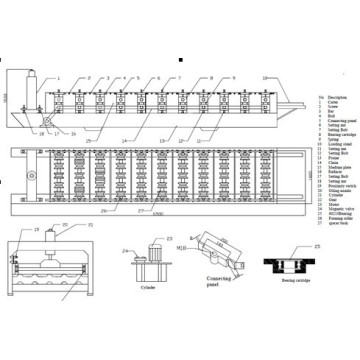 Roof Sheet Roll Froming Machine