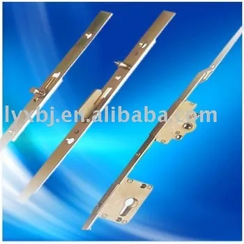 10mm backset Simple hook-style sliding door lock