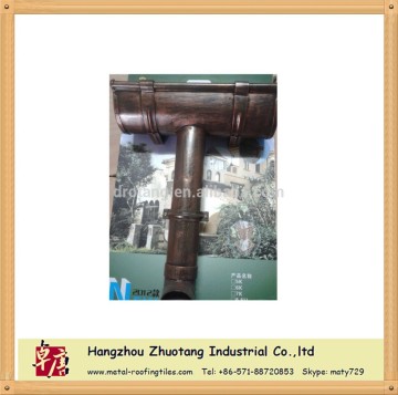 Copy Copper Gutter System Cheap Price Compare With Real Copper Gutter