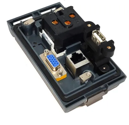 Multi panel socket combination RJ45 Jack and D-SUB
