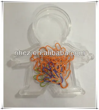 Man Shaped Paper Clips in Man shaped plastic box