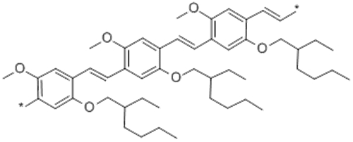 Poly[2-methoxy-5-(2-ethylhexyloxy)-1,4-phenylenevinylene] CAS 138184-36-8