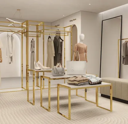 Stainless Steel Clothes Display Racks