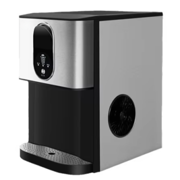 Kleiner Desktop-Eisbereiter mit Touchpad-Steuerung aus Edelstahl