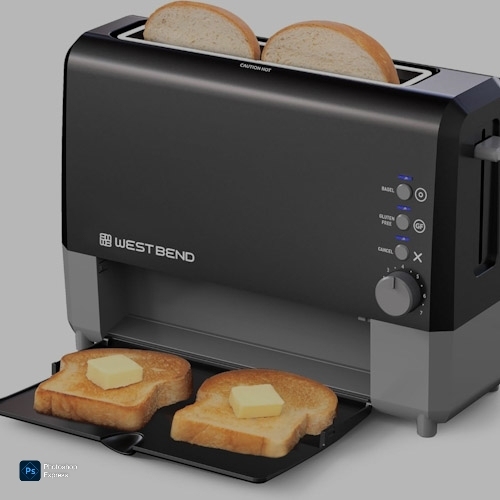 Cool Touch Toaster for Small Kitchens