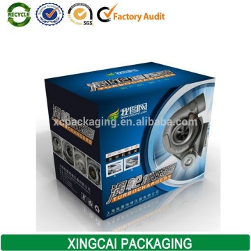 custom Turbocharger corrugated carton box with gloss lamination