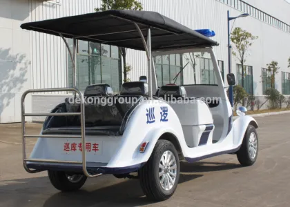 6 person patrol electric car vehicle for police