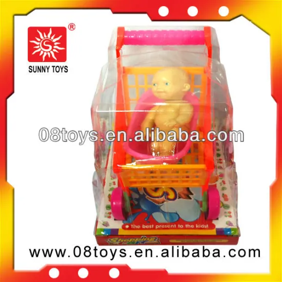 Plastic childern shopping cart all plastic shopping cart