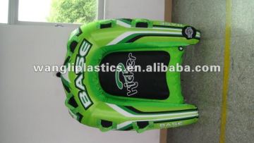 Nylon Cover PVC Inflatable 1 Person U Type Towable Water Ski Tube