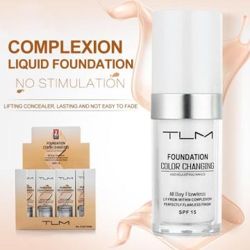 30ML Color Changing Foundation Makeup Base Liquid Cover Concealer Longlasting Makeup Skin Care Liquid Foundation TSLM1