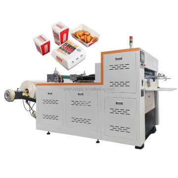 850S Automatische afdrukpapier Cup Box Machine: snijden, kreuken, snijden, ponsen
