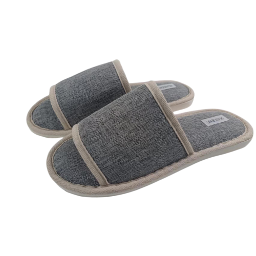 Women Flax PVC Sole Slippers