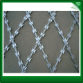 Galvanized straight line razor wire