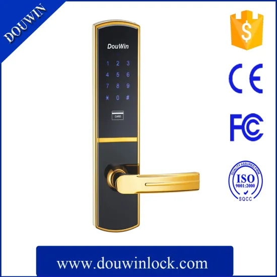 Pin code reader door handle electronic cylinder lock