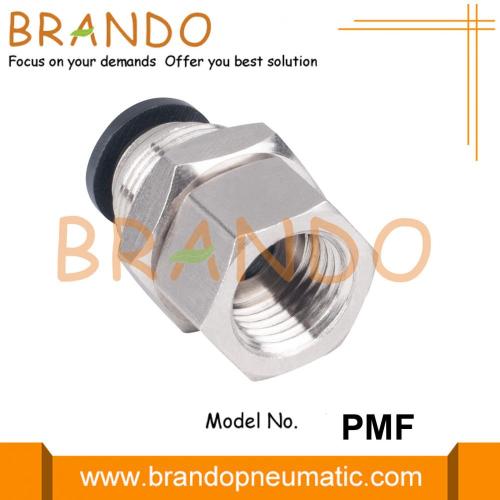 3/8'' 1/2'' Bulkhead Female Straight Pneumatic Hose Fittings