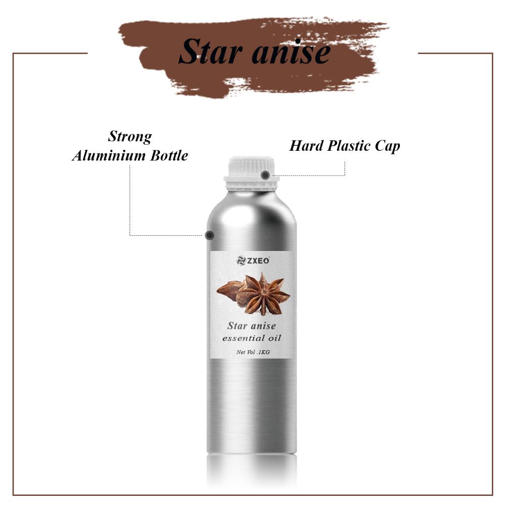 Oilstherapeutic Grade Organic Star Anise Oil untuk Aromaterapi dan Diffuser