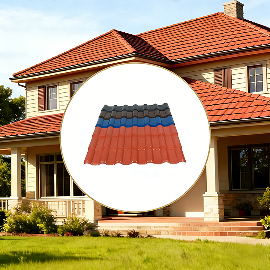 ASA PVC Roof Tiles Application