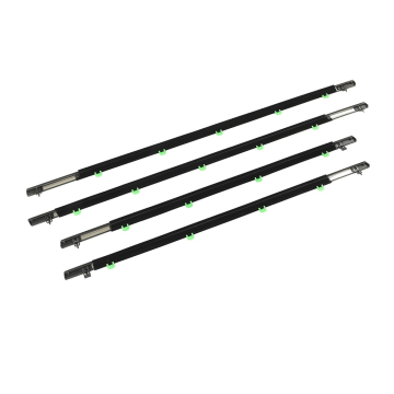 Chrome Black Window Weatherstrip for Honda CRV 2007-2011