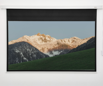 100 Inch Fiberglass Motorized Hidden Projector Screen