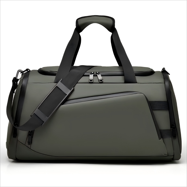 Waterproof dry-wet separation fitness handbag