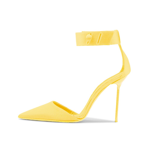 Pointed Toe Ankle Strap High Heel Stiletto Shoes