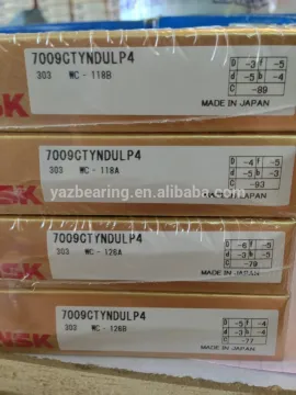NSK 7009 C angular contact ball bearings