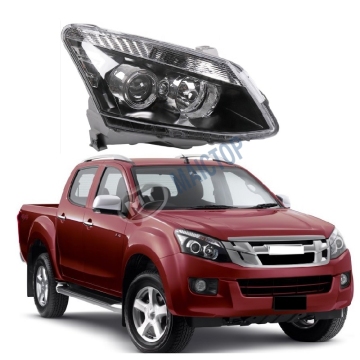 Maictop Black Front Furlight для Dmax D-Max Pickup (2012-2014)