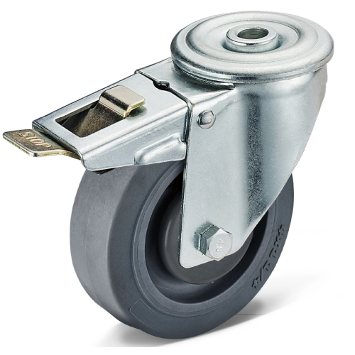 The TPR Fixed Ball Bearing Casters Wheel