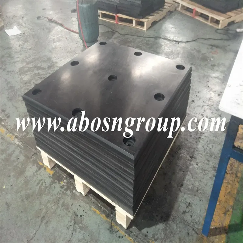 UHMWPE Plastic Wharf Sliding Bumper Covers Pad