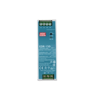 MEAN WELL EDR Series Switching Power Supply: 75W, 120W, 150W DIN Rail AC DC Converter
