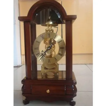 Special Shape Wooden Wall Clock with Pendulum, Elegant Design, OEM and ODM Orders are Welcome