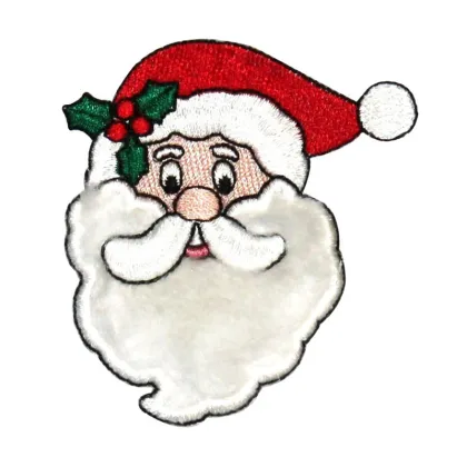 Christmas Santa Mickey Mouse Embroidered Patch