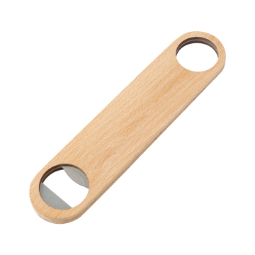 Wooden Beer Bottle Opener with Wine Corkscrew