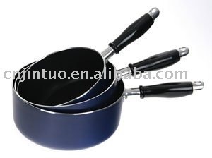 3pcs Aluminum Non-stick Milk Boiler