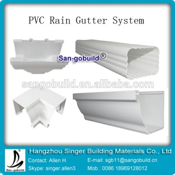 gutter pipe and gutter corner