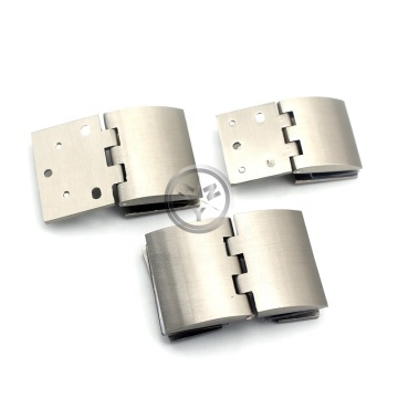 90 Degree Embedded Zinc Alloy Glass Door Hinge for Display Cabinet